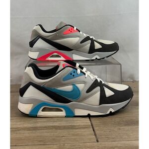 Nike Air Structure Triax 91 Men's 11.5 Running Shoes Gray Teal Pink CV3492 100